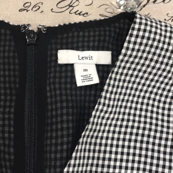 Lewit Black White Gingham Blouse - Picture 3 of 7